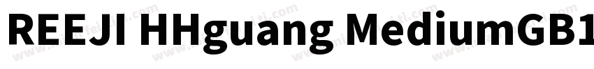 REEJI HHguang MediumGB10字体转换